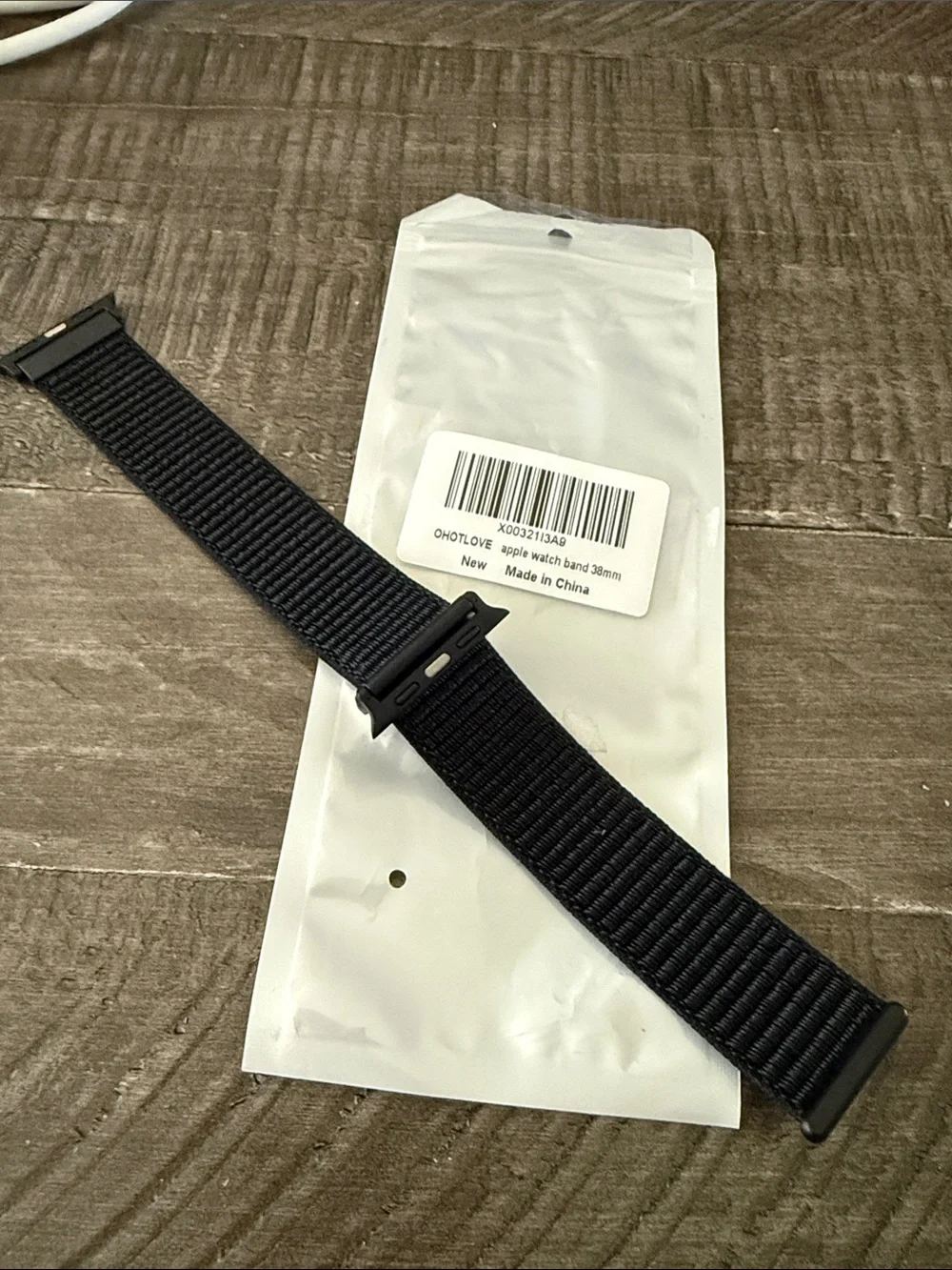 38mm Apple Watch Nylon Loop Watch Band - Adjustable size - New
